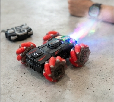 KYAL RC Stunt Car with LED light spray on floor