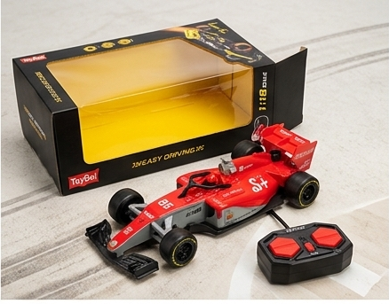 1:18 Scale RC Formula 1 Racing Car with Smoke Spray Effect