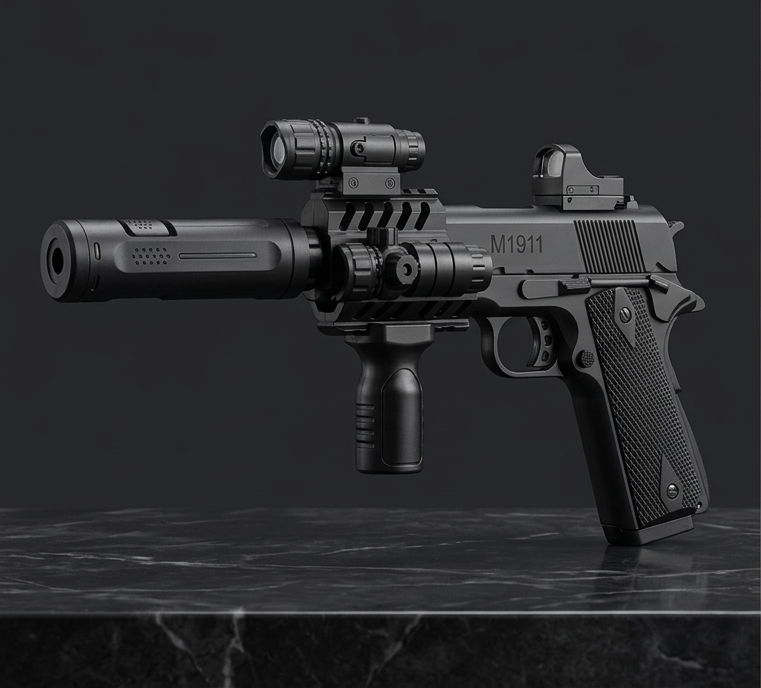 M1911 Electric Gel Ball Blaster Toy Gun | Manual & Auto Modes