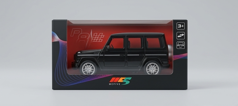 McFive Mercedes-Benz G-Class Diecast in collector's box – Glossy Black