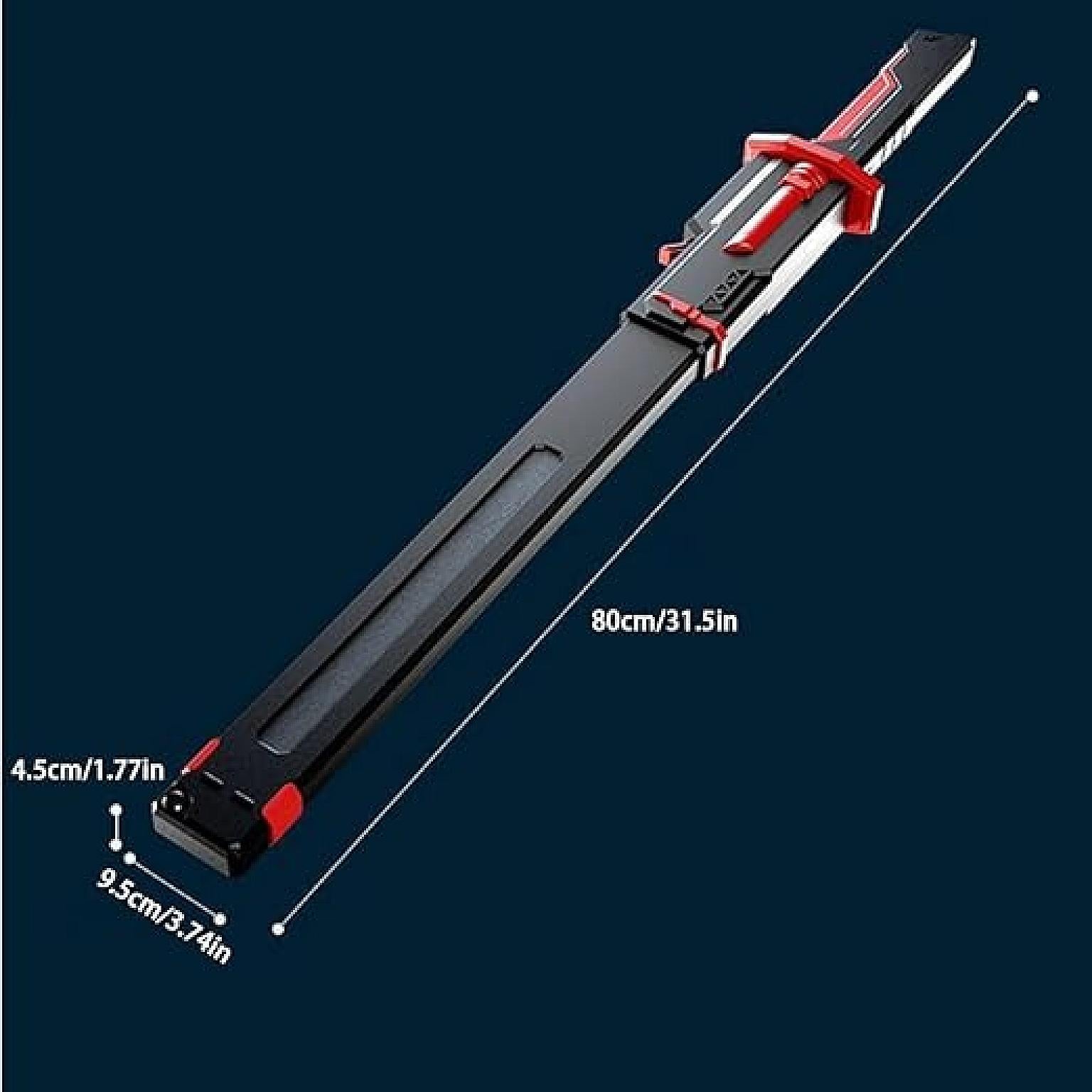Sparkblade LED Sword with Smoke & Spark Effects – 7-Color Light Katana with Sound FX | Anime Cosplay Prop